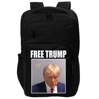Free Donald Trump Mugshot Election Impact Tech Backpack