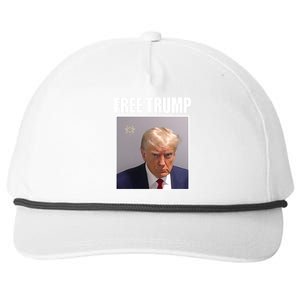 Free Donald Trump Mugshot Election Snapback Five-Panel Rope Hat