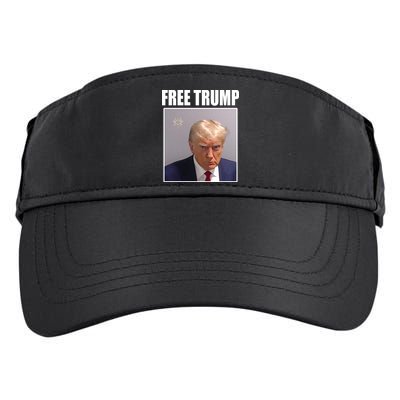 Free Donald Trump Mugshot Election Adult Drive Performance Visor