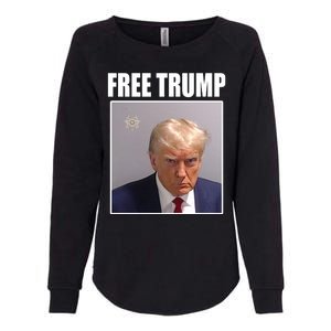 Free Donald Trump Mugshot Election Womens California Wash Sweatshirt