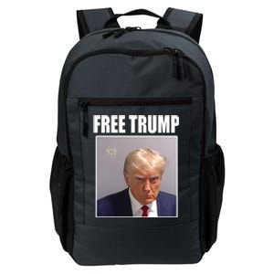 Free Donald Trump Mugshot Election Daily Commute Backpack