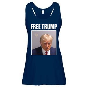 Free Donald Trump Mugshot Election Ladies Essential Flowy Tank