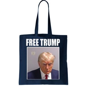 Free Donald Trump Mugshot Election Tote Bag