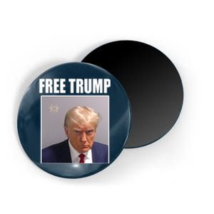 Free Donald Trump Mugshot Election Magnet