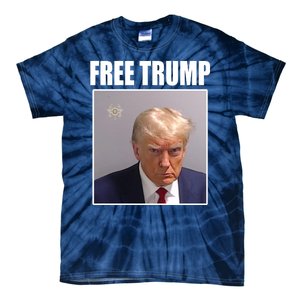 Free Donald Trump Mugshot Election Tie-Dye T-Shirt