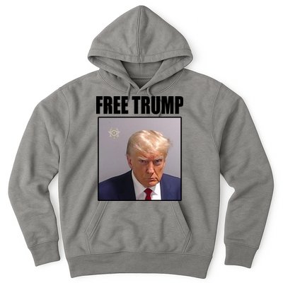 Free Donald Trump Mugshot Election Hoodie