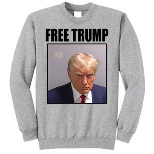 Free Donald Trump Mugshot Election Sweatshirt