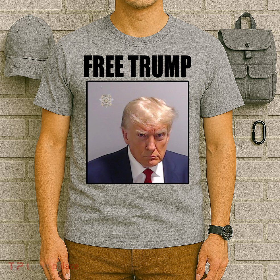 Free Donald Trump Mugshot Election T-Shirt