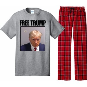 Free Donald Trump Mugshot Election Pajama Set