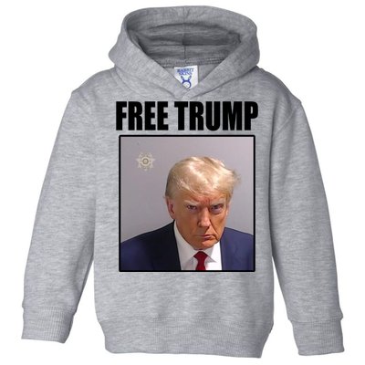 Free Donald Trump Mugshot Election Toddler Hoodie