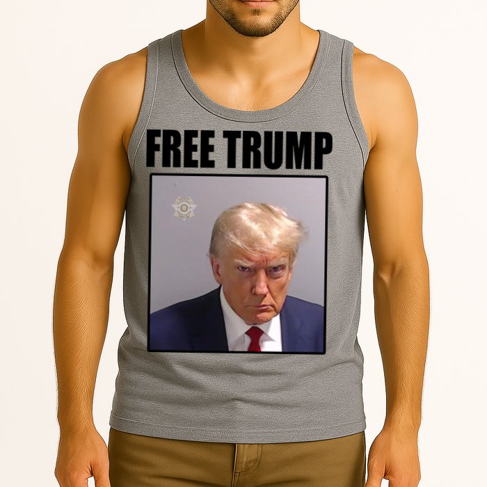 Free Donald Trump Mugshot Election Tank Top
