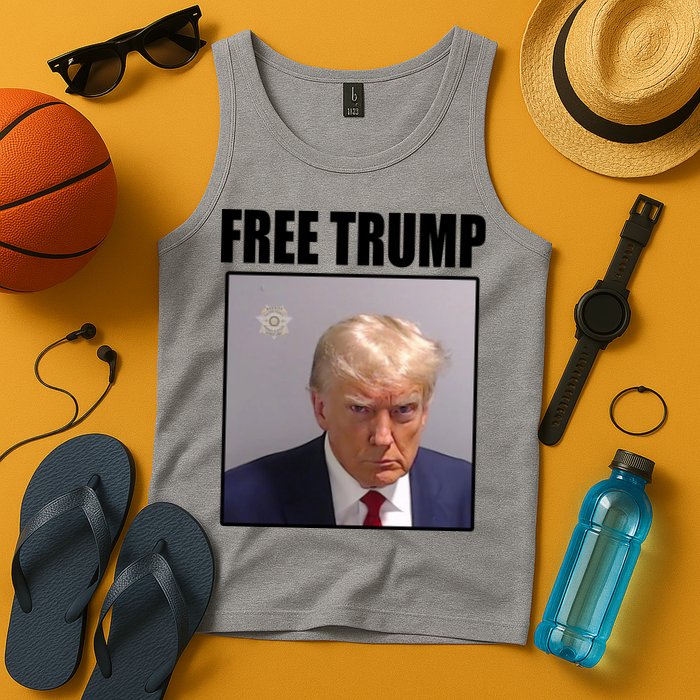 Free Donald Trump Mugshot Election Tank Top