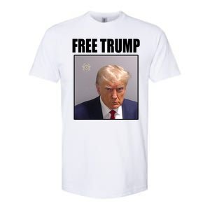 Free Donald Trump Mugshot Election Softstyle CVC T-Shirt