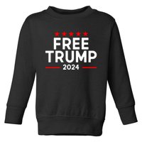 Free Donald Trump Republican Support Toddler Sweatshirt