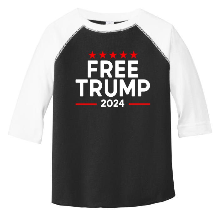 Free Donald Trump Republican Support Toddler Fine Jersey T-Shirt