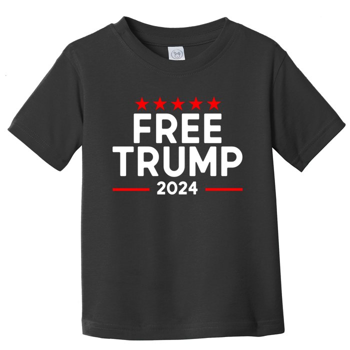 Free Donald Trump Republican Support Toddler T-Shirt