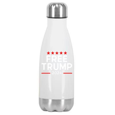 Free Donald Trump Republican Support Stainless Steel Insulated Water Bottle