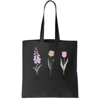 FOXGLOVE DAISY TULIP Floral Nature Apparel for Flower Bag