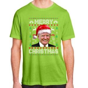 Funny Donald Trump Merry Christmas Family Ugly Xmas Meaningful Gift Adult ChromaSoft Performance T-Shirt