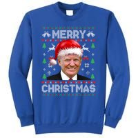 Funny Donald Trump Merry Christmas Family Ugly Xmas Meaningful Gift Sweatshirt