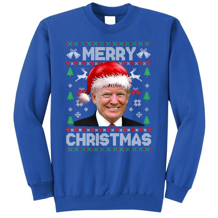 Funny Donald Trump Merry Christmas Family Ugly Xmas Meaningful Gift Sweatshirt