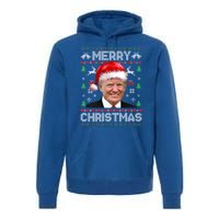 Funny Donald Trump Merry Christmas Family Ugly Xmas Meaningful Gift Premium Hoodie