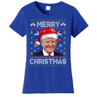 Funny Donald Trump Merry Christmas Family Ugly Xmas Meaningful Gift Women's T-Shirt