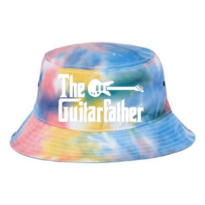 Fathers Day The Guitarfather Musician Guitarist Dad Gift Tie Dye Newport Bucket Hat