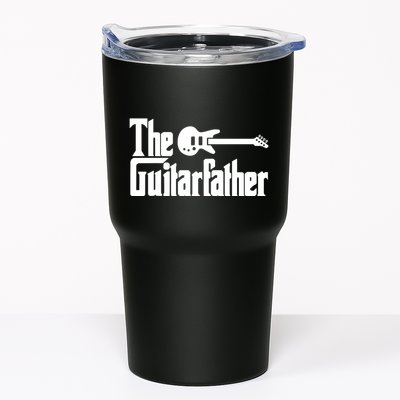 Fathers Day The Guitarfather Musician Guitarist Dad Gift Tumbler