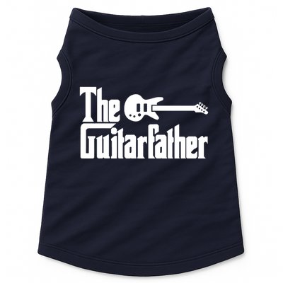Fathers Day The Guitarfather Musician Guitarist Dad Gift Doggie Tank