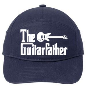 Fathers Day The Guitarfather Musician Guitarist Dad Gift 7-Panel Snapback Hat