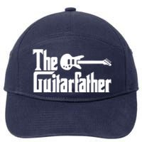 Fathers Day The Guitarfather Musician Guitarist Dad Gift 7-Panel Snapback Hat