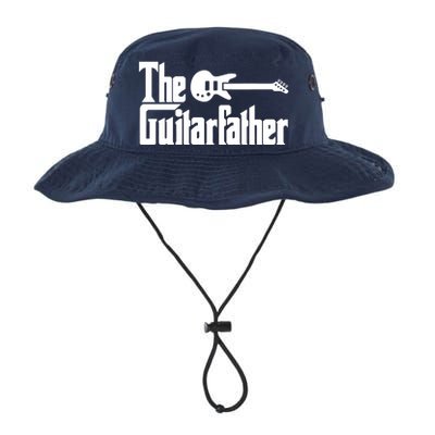 Fathers Day The Guitarfather Musician Guitarist Dad Gift Legacy Cool Fit Booney Bucket Hat