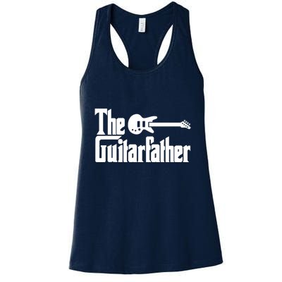 Fathers Day The Guitarfather Musician Guitarist Dad Gift Womens Tank Top