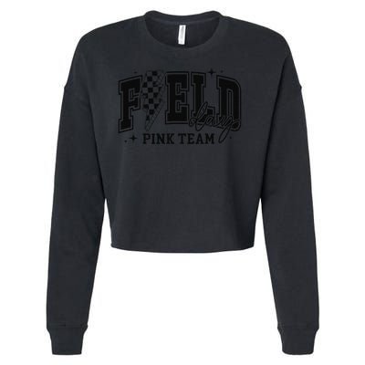 Field Day Team Color Field Trip Team Game Competition Cropped Pullover Crew