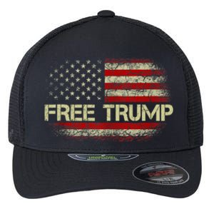 Free Donald Trump Republican Support Flexfit Unipanel Trucker Cap