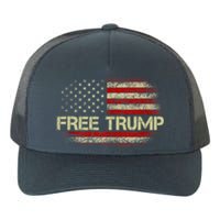 Free Donald Trump Republican Support Yupoong Adult 5-Panel Trucker Hat