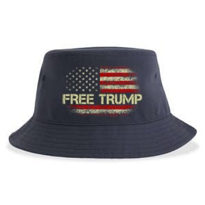 Free Donald Trump Republican Support Sustainable Bucket Hat