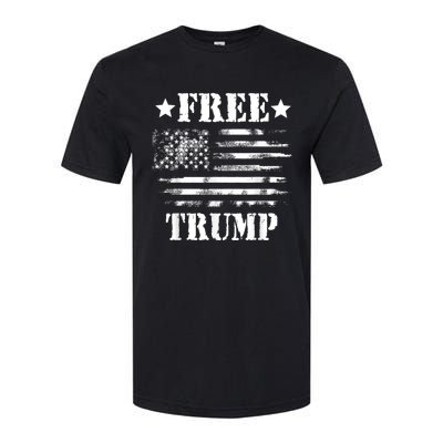 Free Donald Trump Republican Support Softstyle CVC T-Shirt