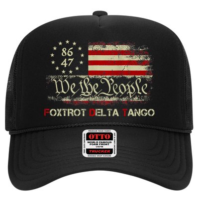 Foxtrots Delta Tangos We The People US American Flag  Trucker Hat