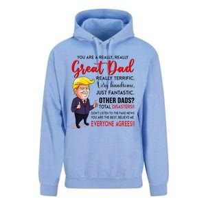 Funny Donald Trump YouRe A Great Dad Dad Life Unisex Surf Hoodie