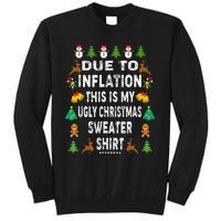 Funny Due To Inflation This Is My Ugly Sweater For Christmas Sweatshirt