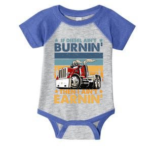 Funny Diesel Trucker Big Rig Semimeaningful Gifttrailer Truck Driver Gift Cute G Infant Baby Jersey Bodysuit