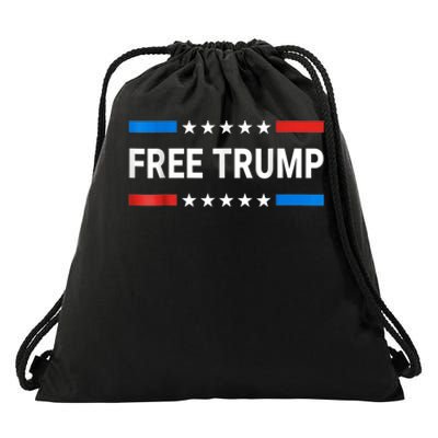 Free Donald Trump Republican Support Drawstring Bag