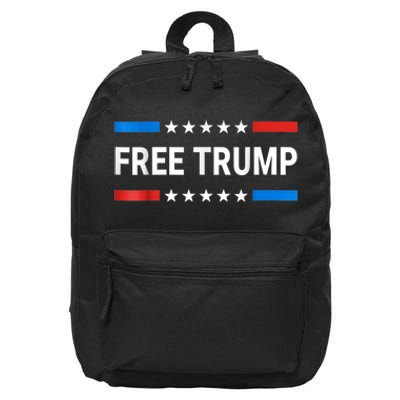 Free Donald Trump Republican Support 16 in Basic Backpack