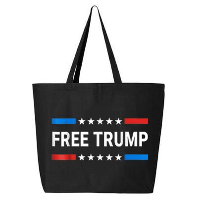 Free Donald Trump Republican Support 25L Jumbo Tote