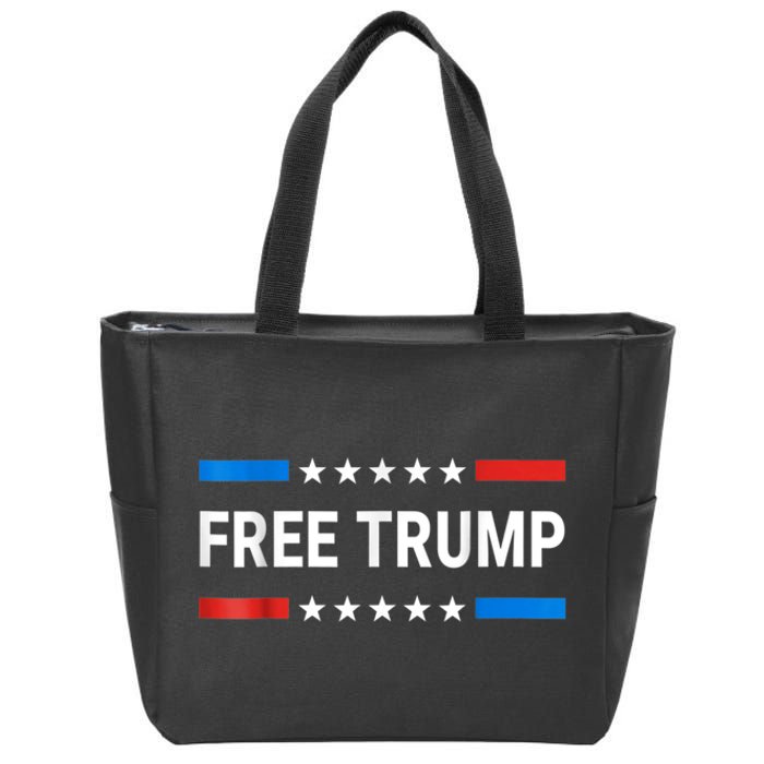 Free Donald Trump Republican Support Zip Tote Bag