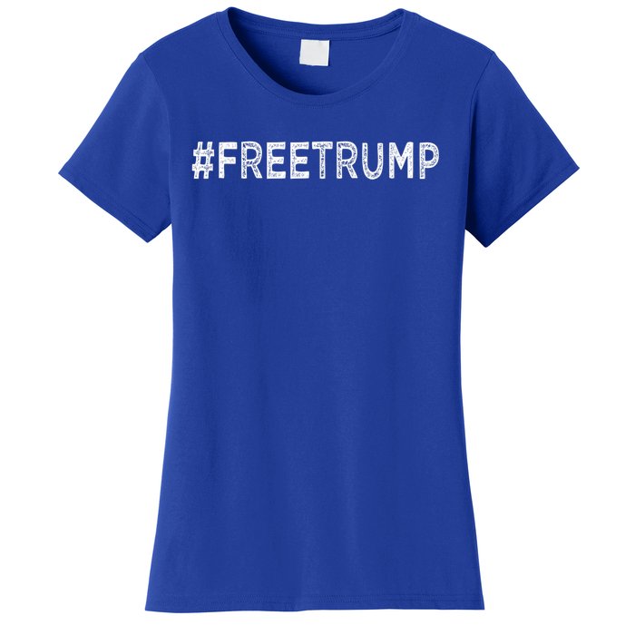 Free Donald Trump Republican Support Women's T-Shirt