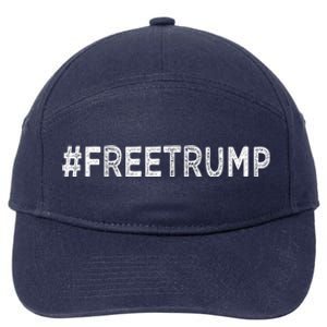 Free Donald Trump Republican Support 7-Panel Snapback Hat