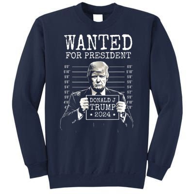 Free Donald Trump Mugshot Tall Sweatshirt